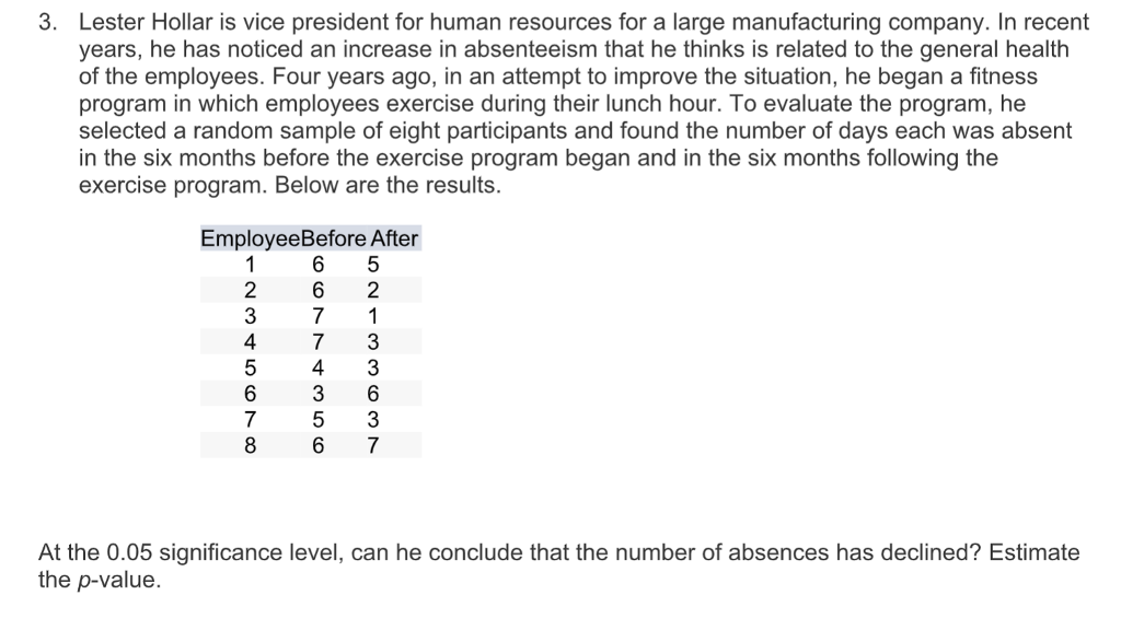 Solved 3 Lester Hollar Is Vice President For Human Chegg solved-3-lester-hollar-is-vice-president-for-human-chegg
