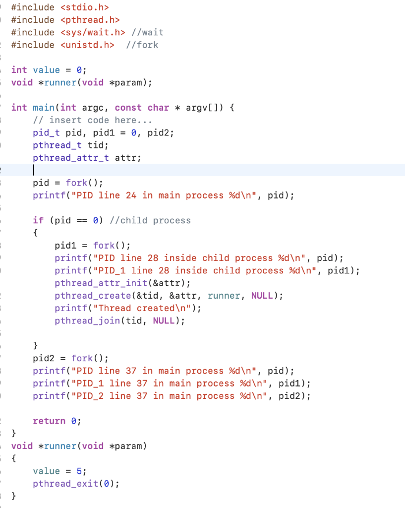 solved-a-how-many-unique-processes-are-created-b-how-many-chegg