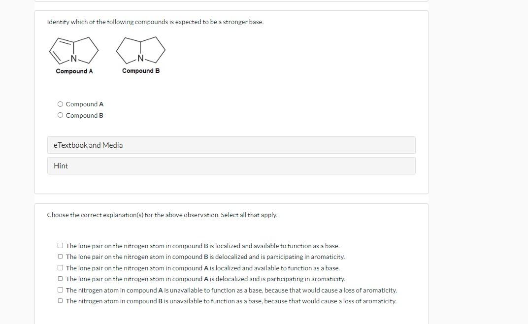 Solved Identify which of the following compounds is expected | Chegg.com