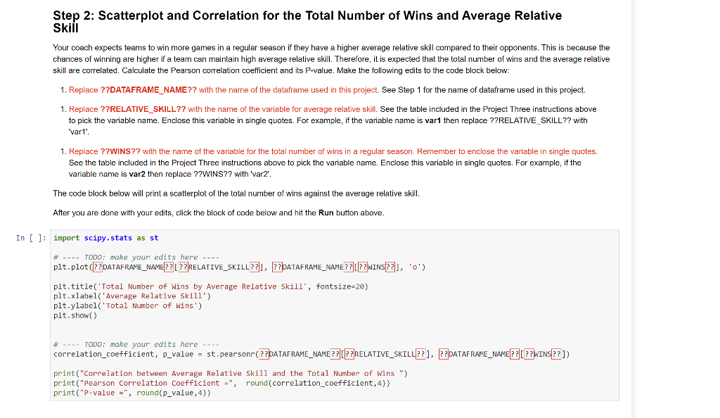 Solved Project Three: Simple Linear Regression and Multiple | Chegg.com
