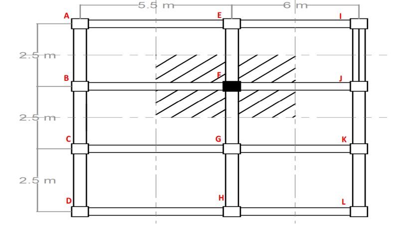 Solved Design a square tied column A, B, C, D, E, G, H, I, | Chegg.com