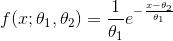 f(x; 61, 62) = = 1