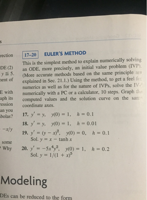 Solved this is the simplest method to explain numerically chegg