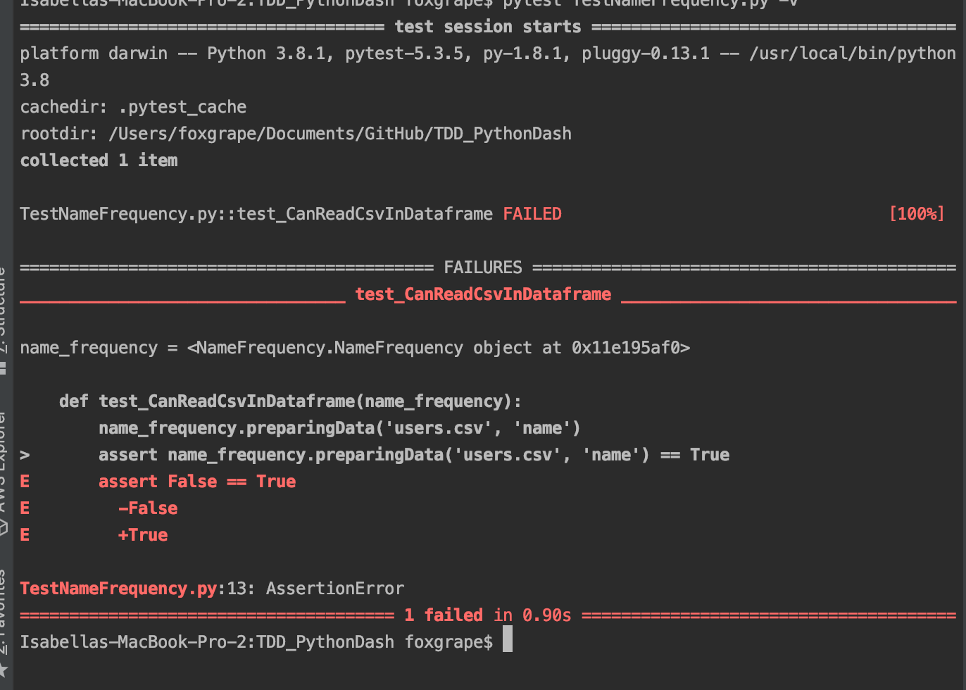 Solved Can someone help me and explain why my code isn't | Chegg.com