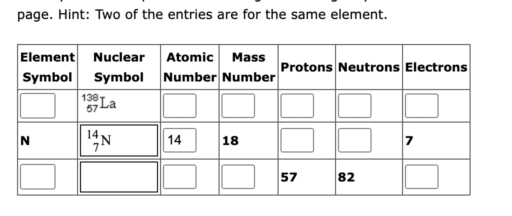 Solved page. Hint: Two of the entries are for the same | Chegg.com