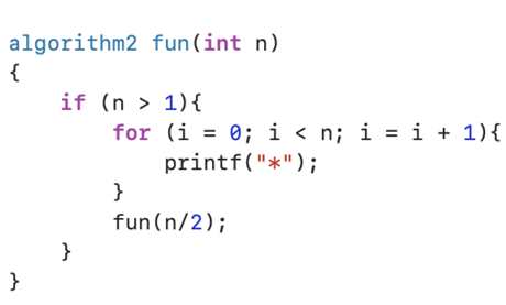 Solved For each algorithm below: • define the relation | Chegg.com