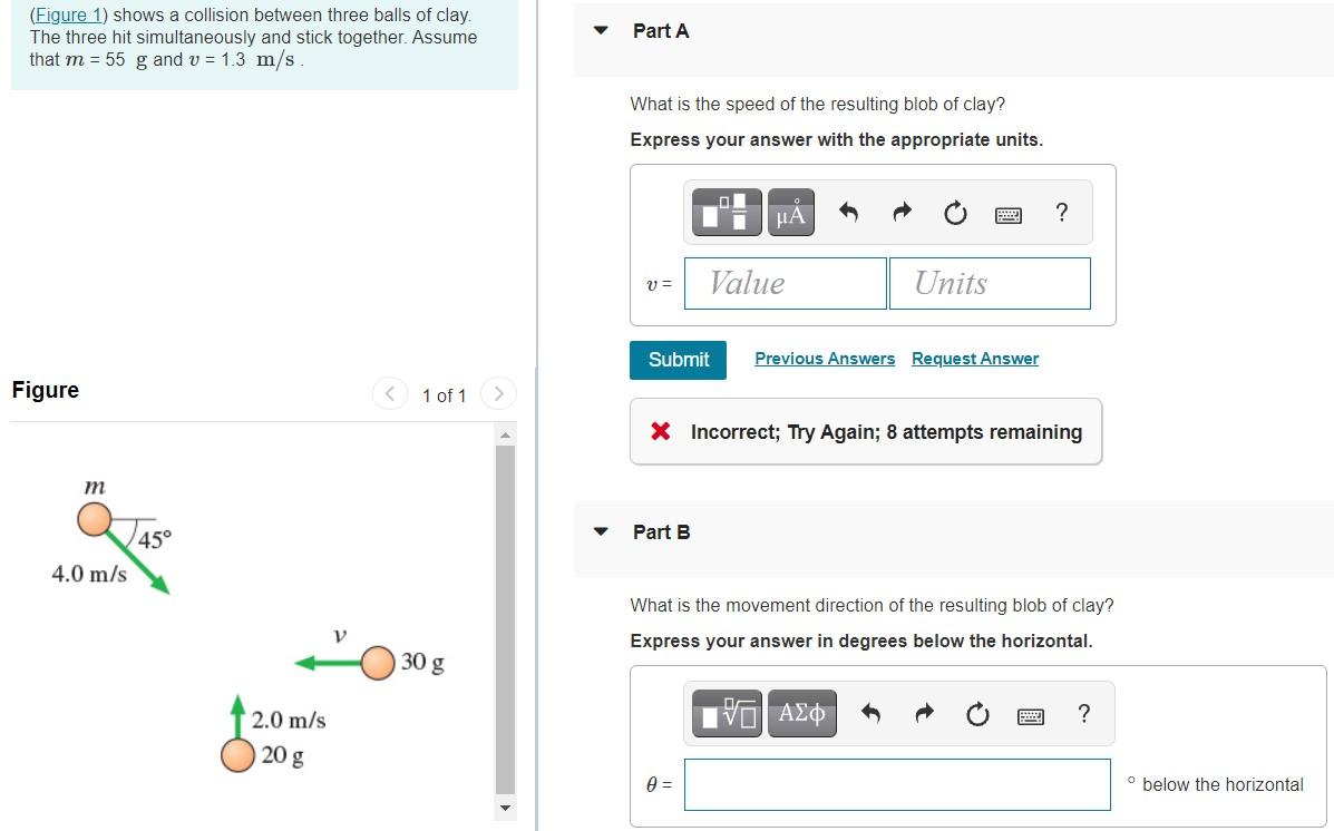 Solved (Figure 1) Shows A Collision Between Three Balls Of | Chegg.com