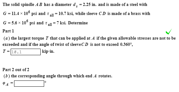 Solved Please help me with the angle on part 2 and show me | Chegg.com
