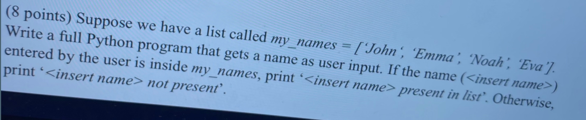 Solved "Please write a python code for each of the 5 parts | Chegg.com