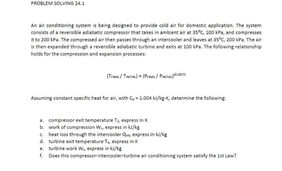 problem solving air conditioning