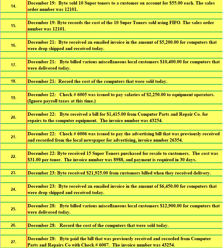 Byte of Accounting General Excel Accounting help.
