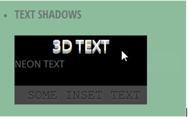 Solved In HTML Create a 3D text, results should look | Chegg.com