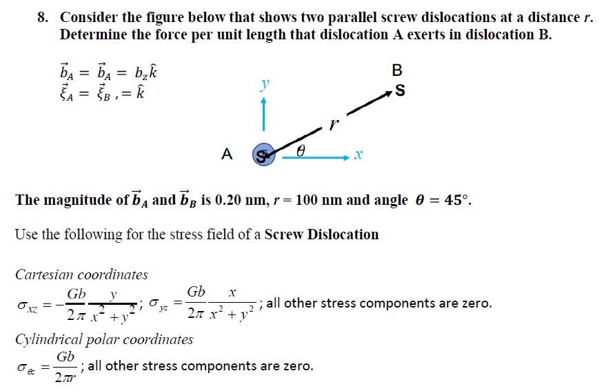 8. Consider the figure below that shows two parallel | Chegg.com