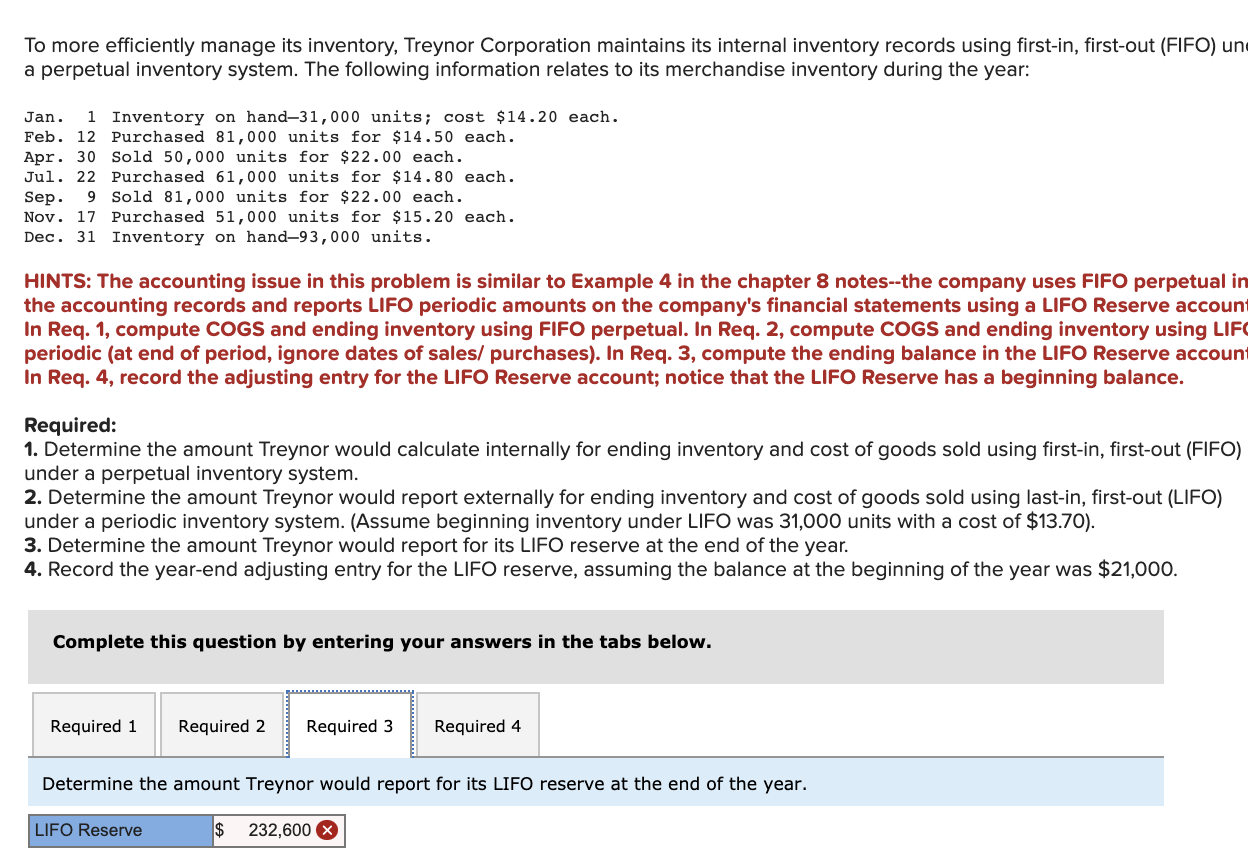 solved-to-more-efficiently-manage-its-inventory-treynor-chegg
