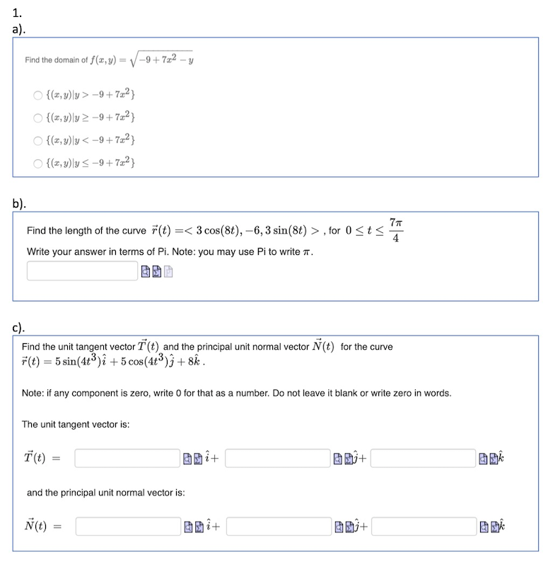 Solved 1 A Find The Domain Of F X Y V 9 732 Y X Chegg Com