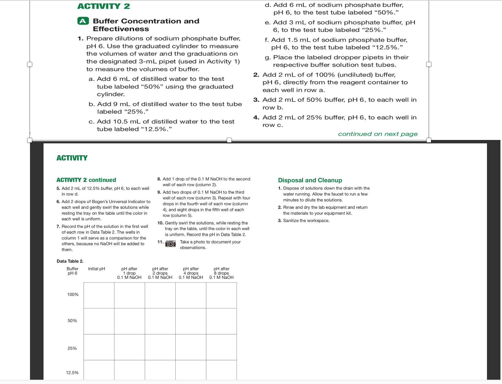My lab results didn t turn out please help me to chegg