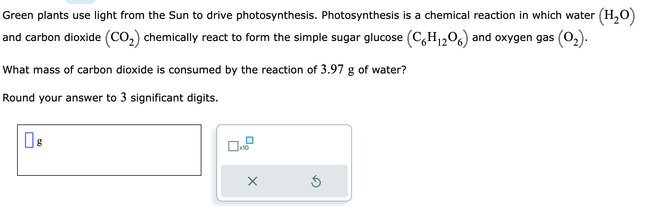 Solved Green plants use light from the Sun to drive