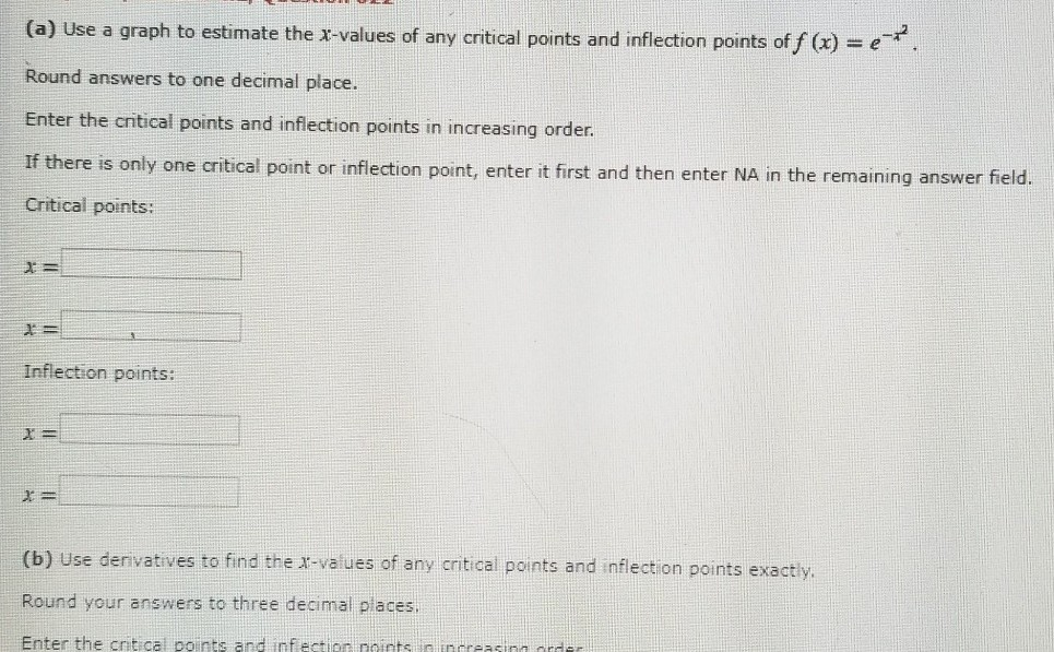 Solved The figure below is the graph of a second derivative | Chegg.com