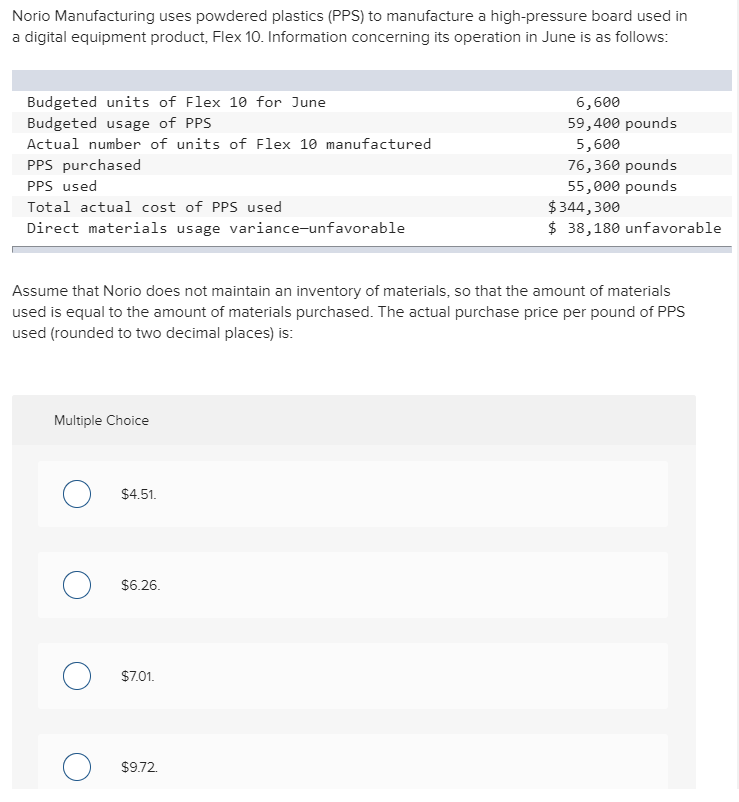 solved-norio-manufacturing-uses-powdered-plastics-pps-to-chegg