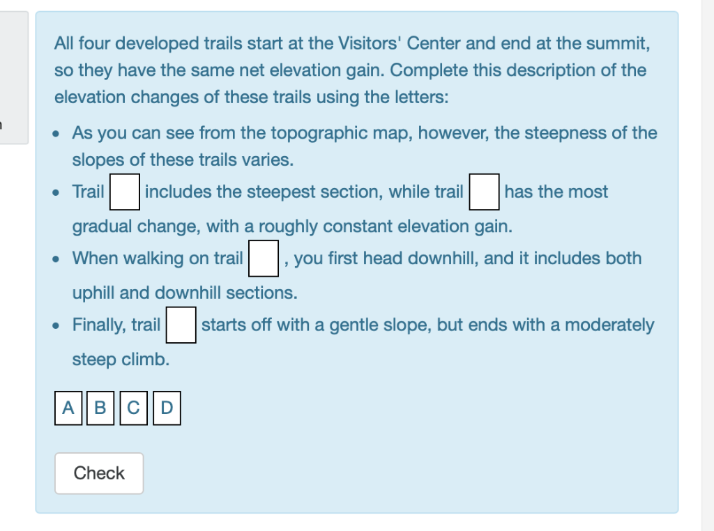 Solved You learned how to read a topographic map during | Chegg.com
