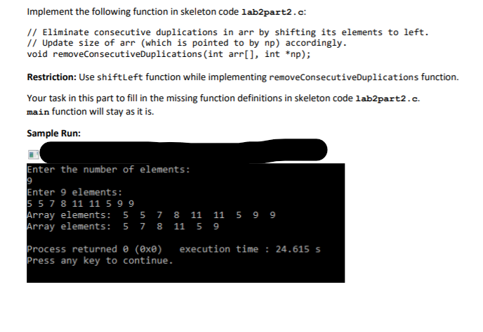Solved Implement the following function in skeleton code | Chegg.com