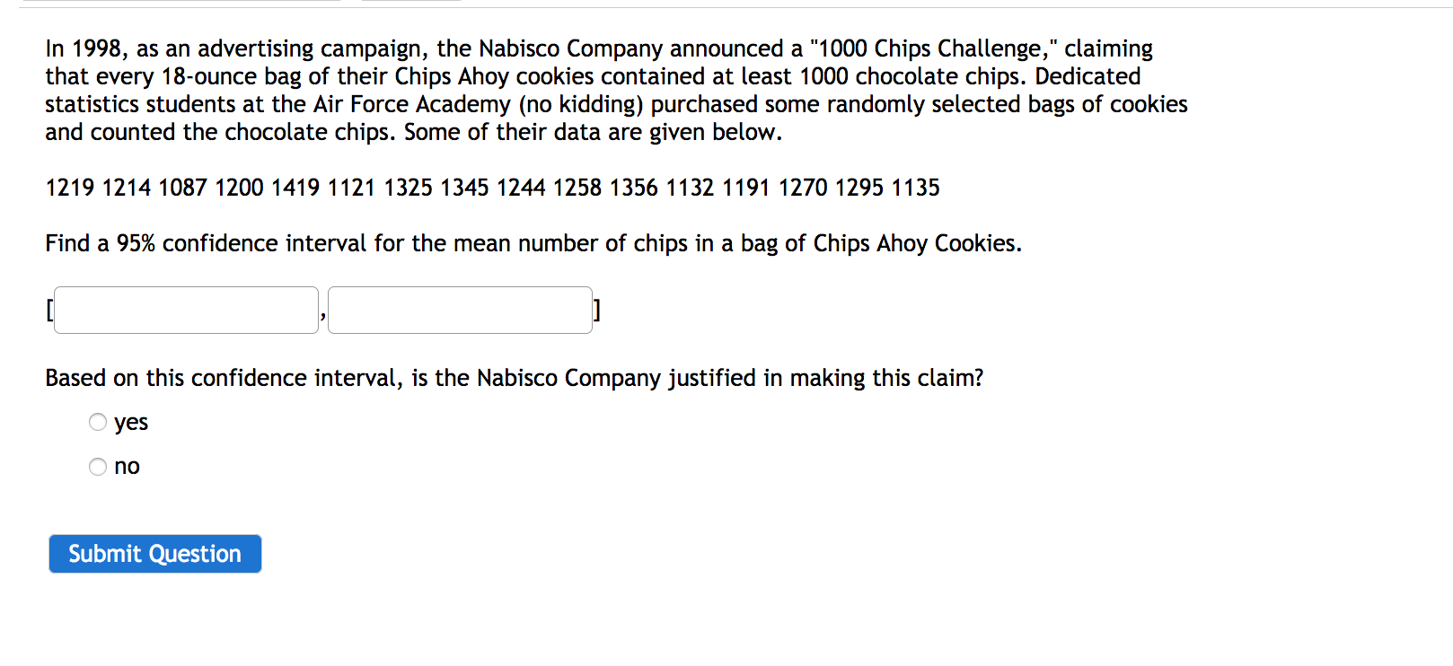 Solved In 1998, As An Advertising Campaign, The Nabisco | Chegg.com