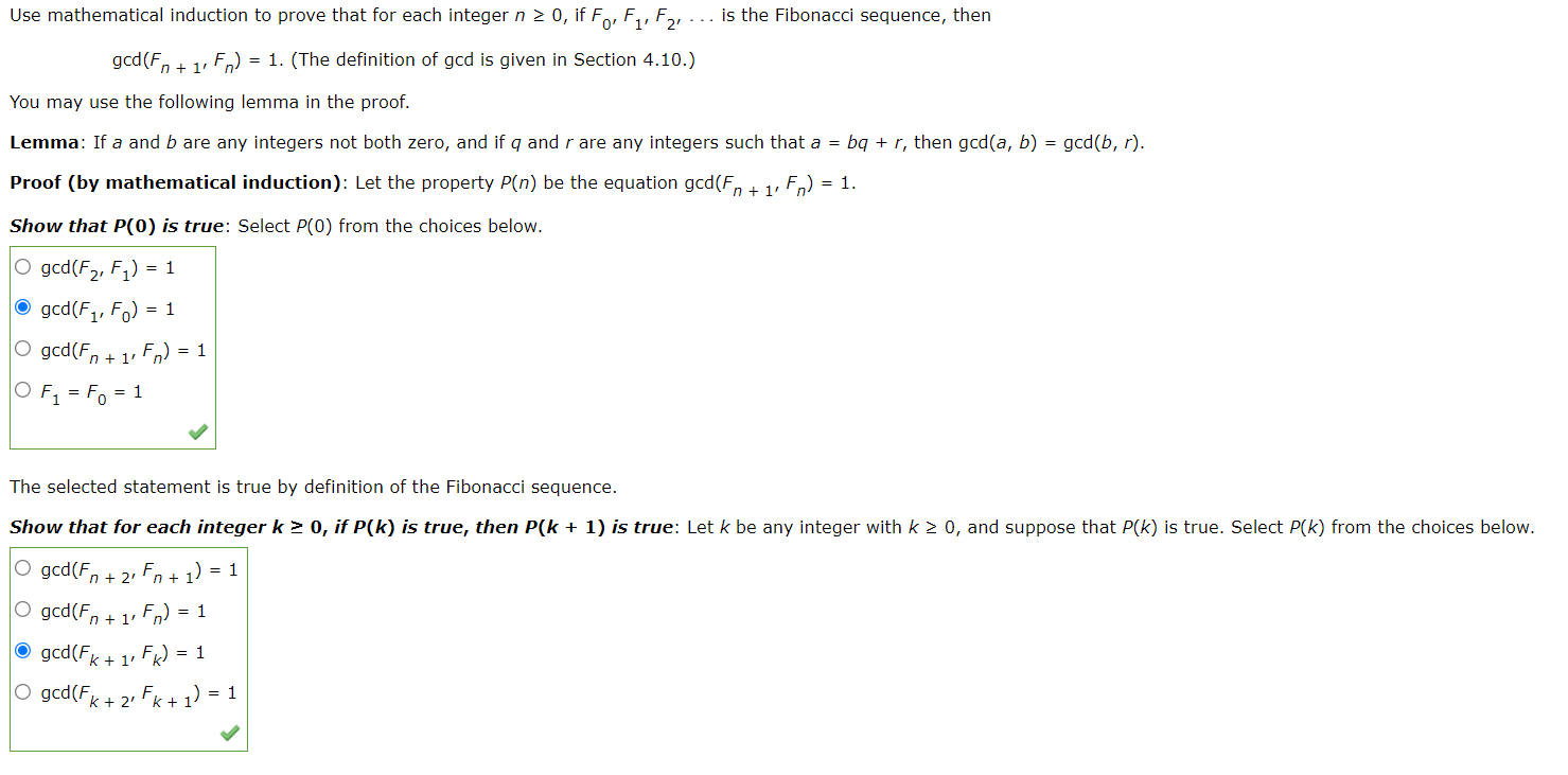 Solved Use Mathematical Induction To Prove That For Each | Chegg.com