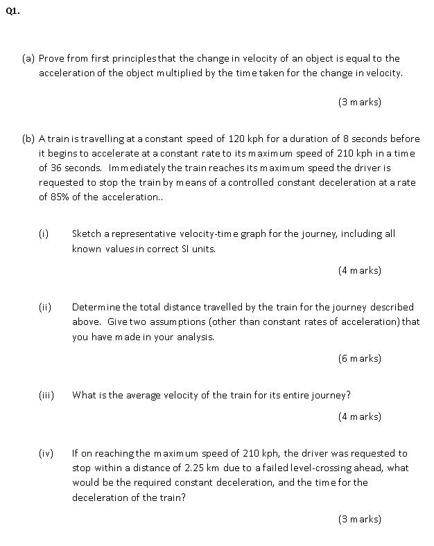 Solved (a) Prove from first principles that the change in | Chegg.com