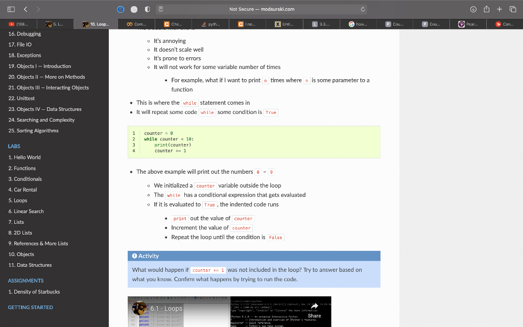 Data Structures And Algorithms: Exception Activity