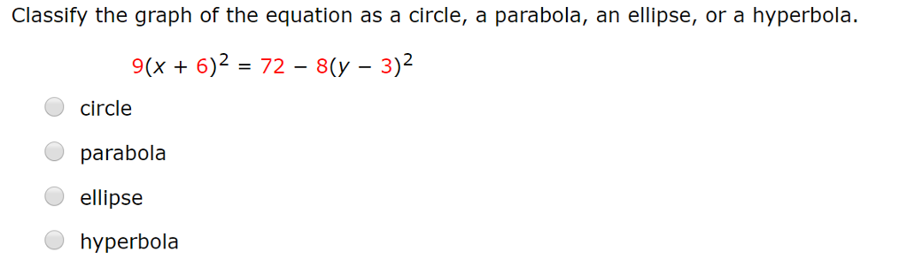 Equations Of Hyperbola Parabola Ellipse And Circle Tessshebaylo