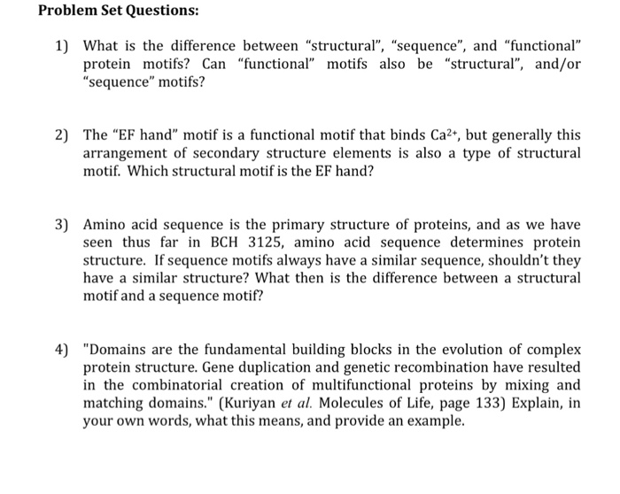 Structural motif deals