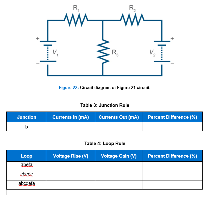 Solved The snap circuit diagram for the Figure 21 circuit is