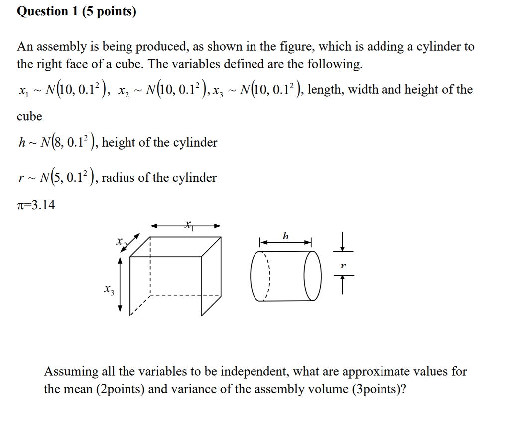 Length Width Height Cylinder