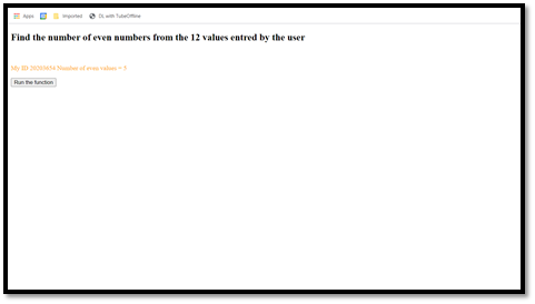Solved write a JavaScript function in the follwing html code | Chegg.com