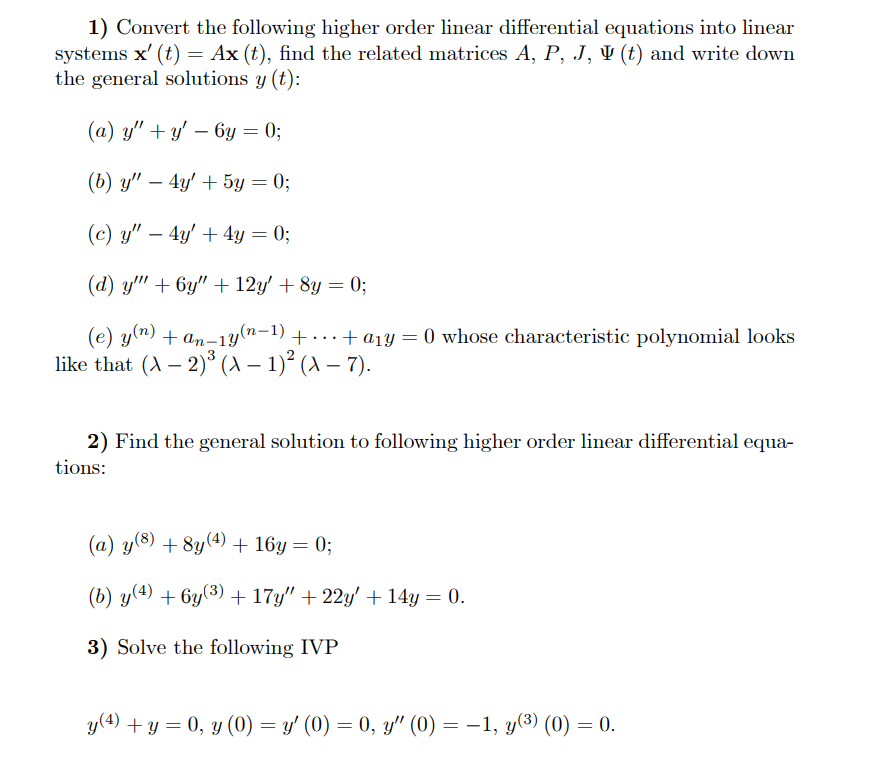 1-higher-order-homogeneous-linear-differential-chegg