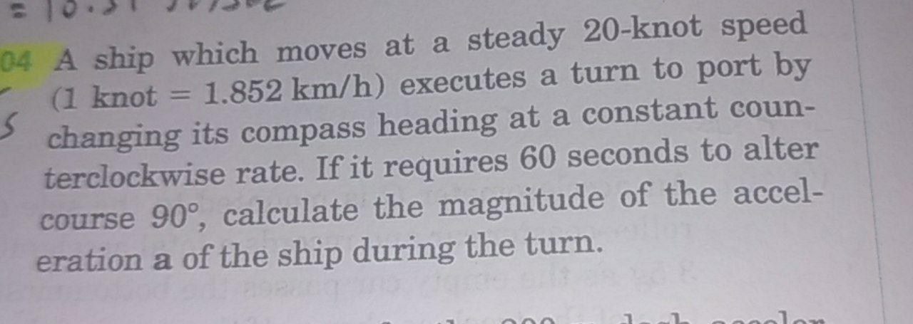 solved-04-a-ship-which-moves-at-a-steady-20-knot-speed-1-chegg