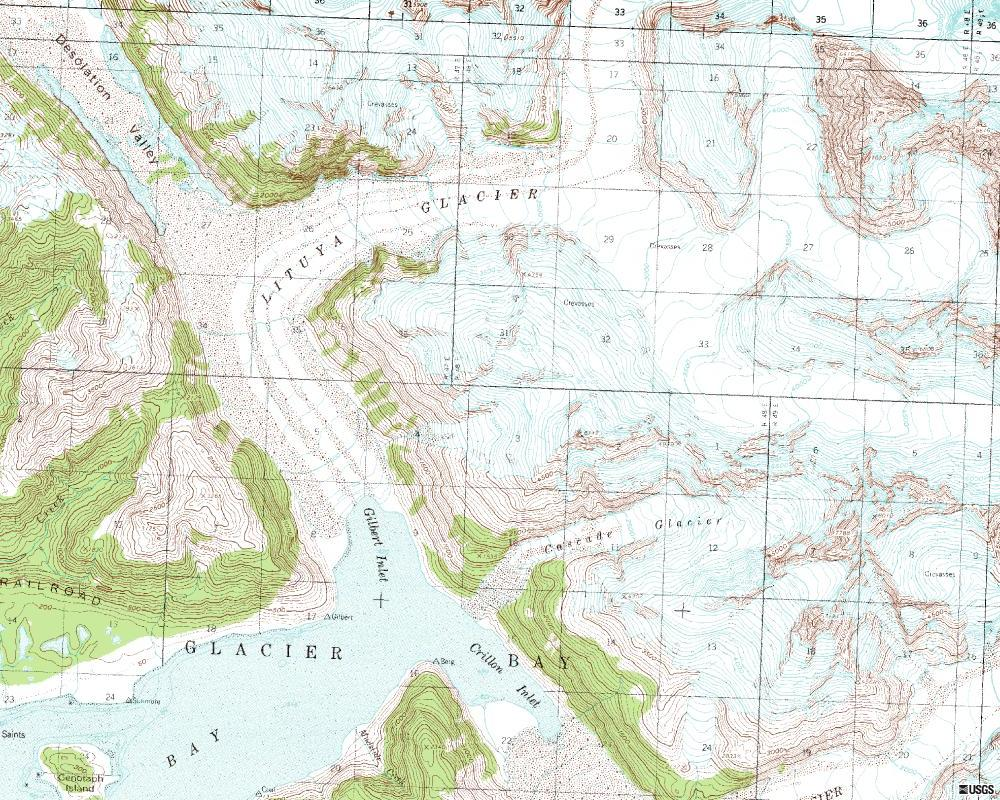 Solved Which glaciers terminate at Lituya Bay, that you can