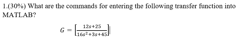 Solved 1.(30\%) What are the commands for entering the | Chegg.com