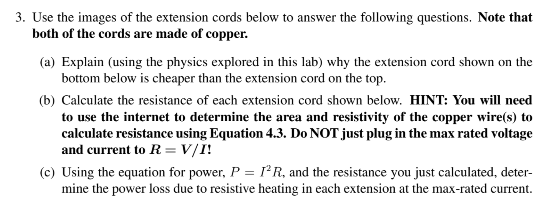 How To Calculate Extension Cords at Francis Radcliffe blog