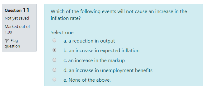 Solved Which of the following events will cause an increase | Chegg.com