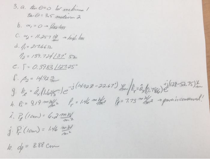Solved The electric field of an incident electromagnetic | Chegg.com