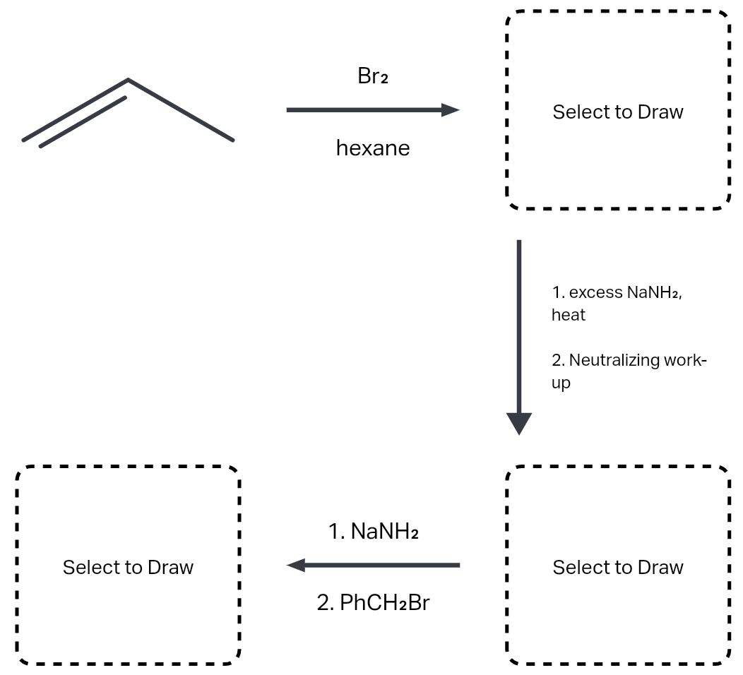 Solved Draw the missing products and/or reagents in