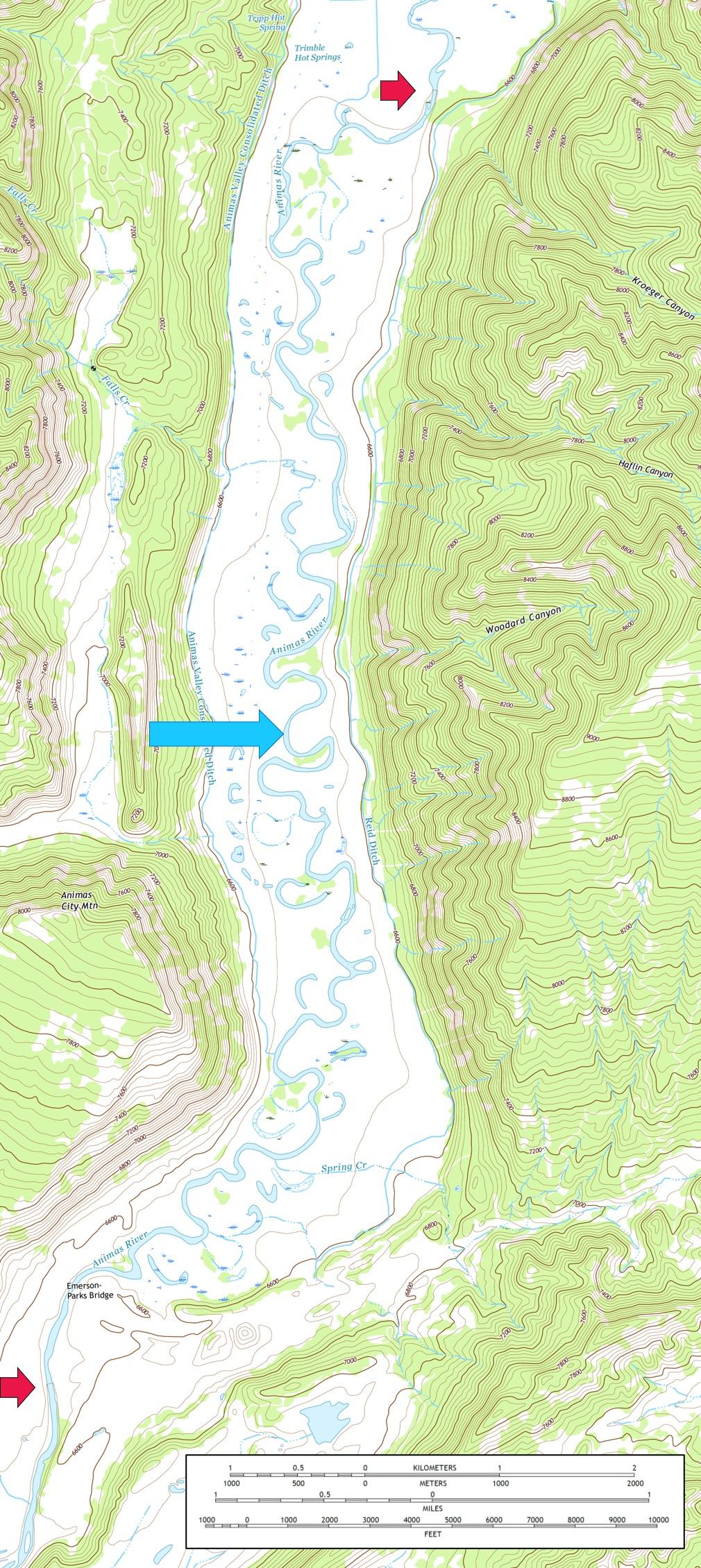 Solved Animas River, just north of Durango, Colorado Examine | Chegg.com
