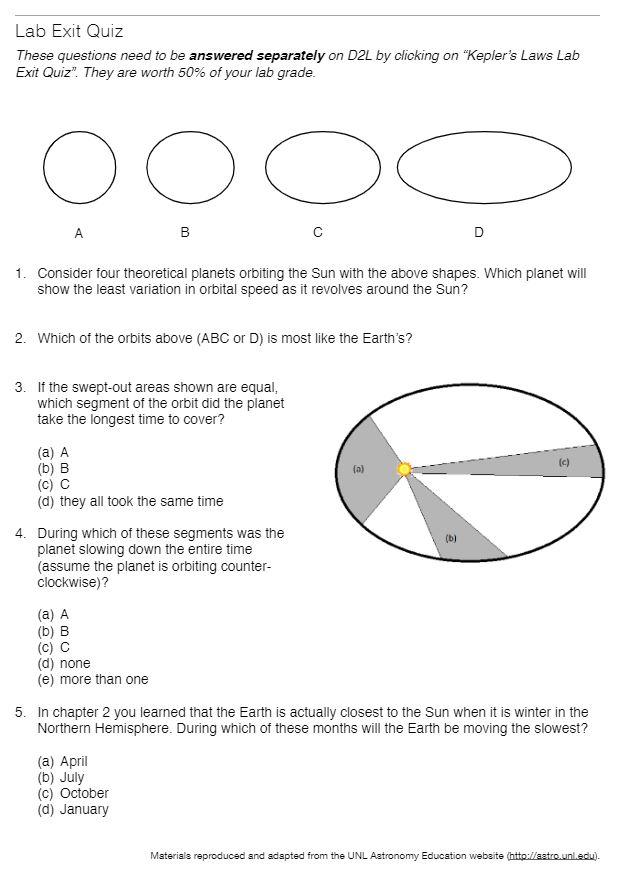 Solved Kepler's Laws Learning Objectives • Understand Th...