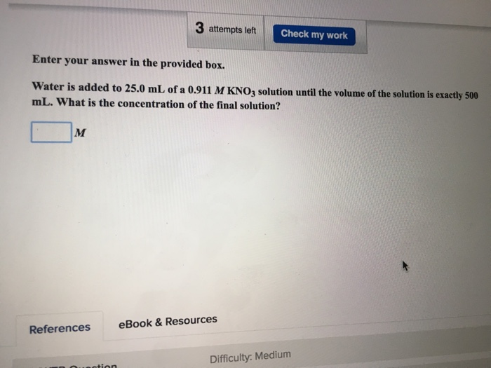 Solved 3 attempts left Check my work Enter your answer in | Chegg.com