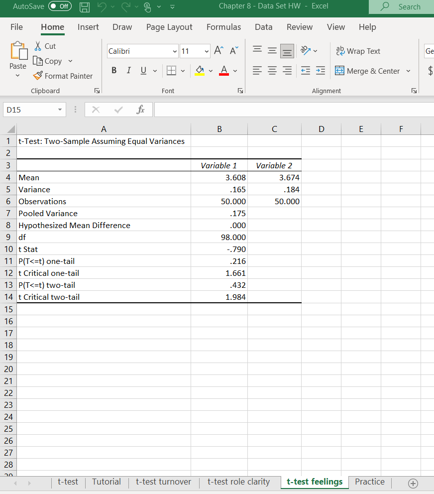 Solved Using data found in the “Practice” sheet of the Excel | Chegg.com