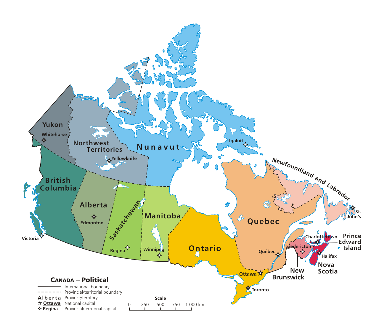 canadian lowlands map