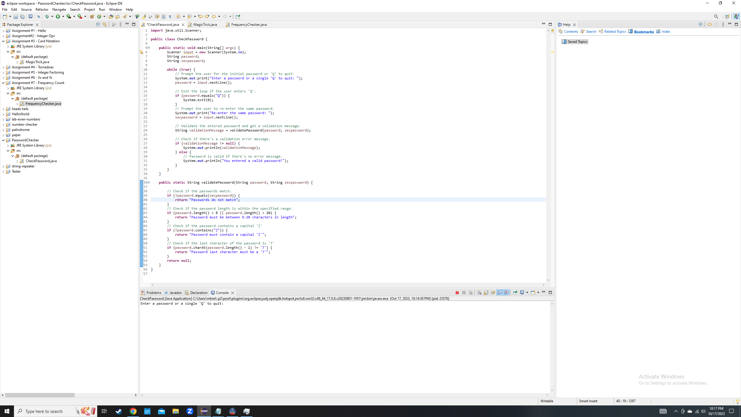Solved With the given code, if I wanted the program to print | Chegg.com
