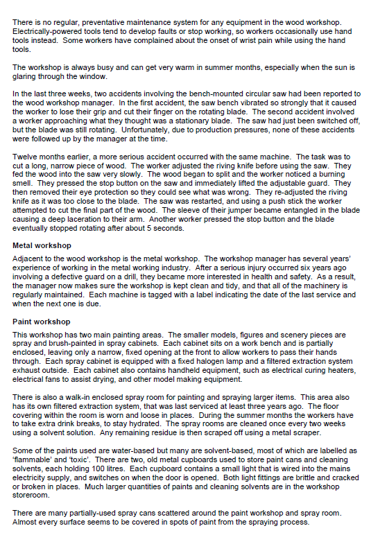 Solved Task 1 Benchmounted circular saw and safe working