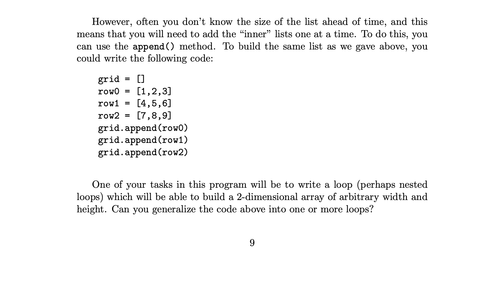 3 Overview Name your program grid drawing.py While | Chegg.com